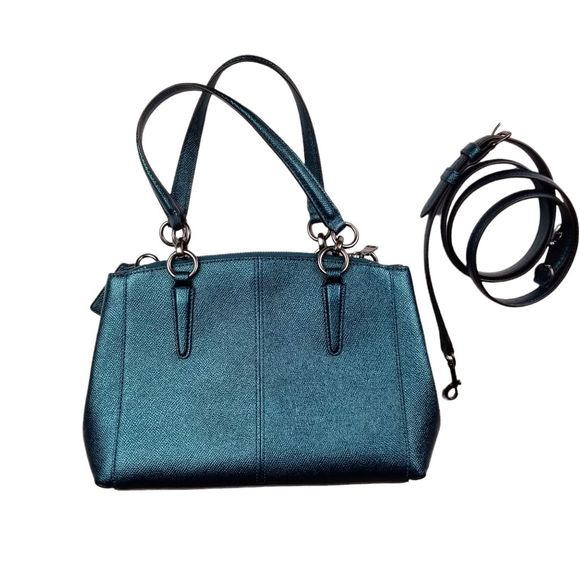 Coach Teal Crossbody Bag - Picture 2 of 15